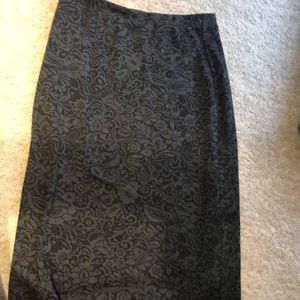 Anthropologie (Bordeaux) midi stretch skirt